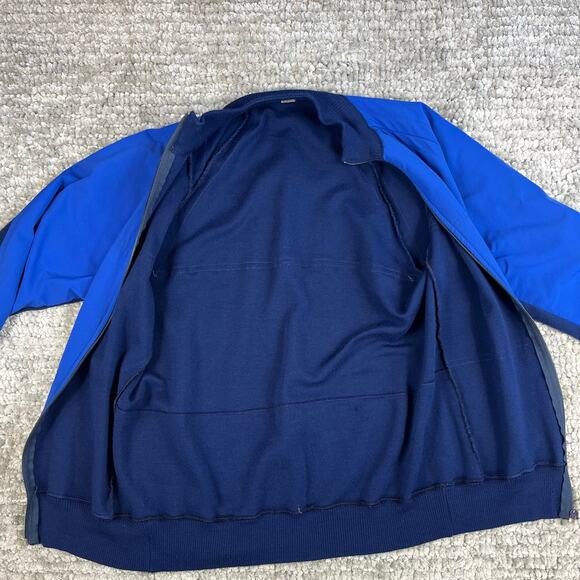 Vintage Men’s Cycling Jacket 1973 Sergal Milano Size Med EU 3 Acrylic Wool Blue - Picture 4 of 11